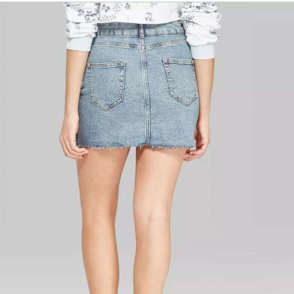 NWT Wild Fable Jean Mini Skirt - Picture 2 of 9